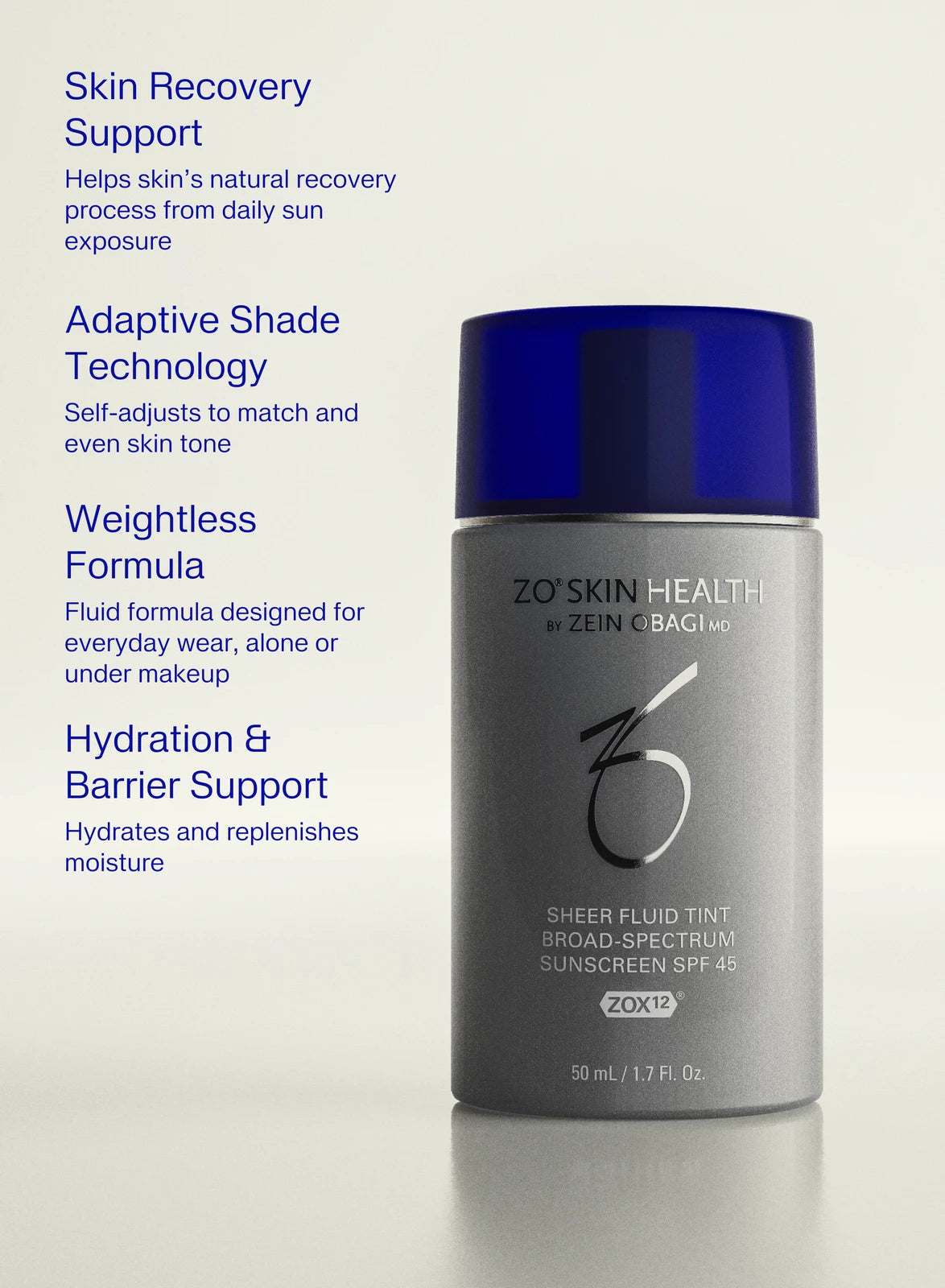 ZO Skin Health Sheer Fluid Tint Broad-Spectrum SPF 45