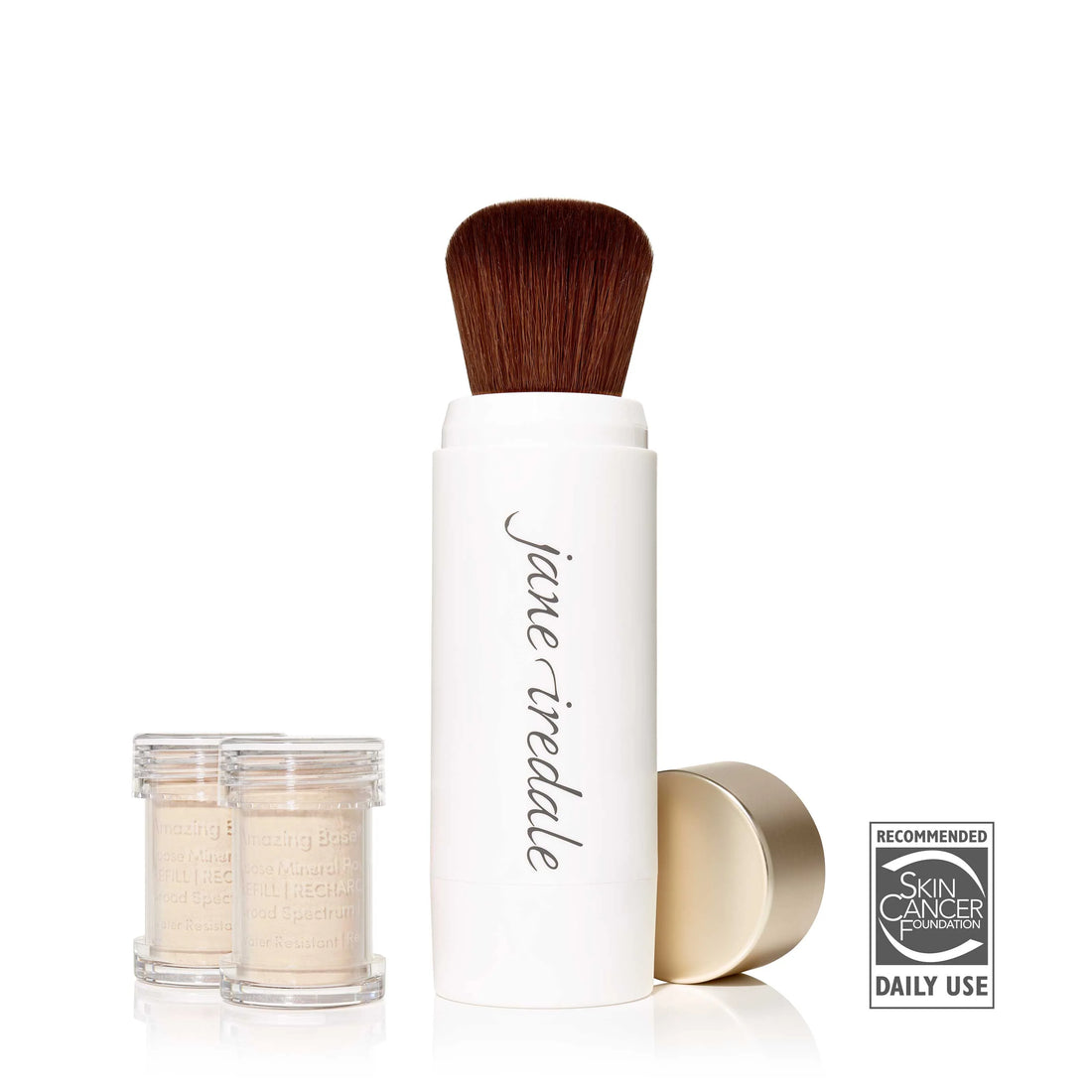 Amazing Base® Loose Mineral Powder Refillable Brush SPF 20/15 & 2 Refills